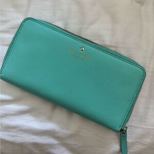 teal kate spade wallet